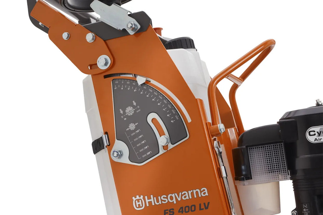 Husqvarna FS 400 LV chainsaw on a white background