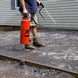 Concrete sprayer sealing pavers