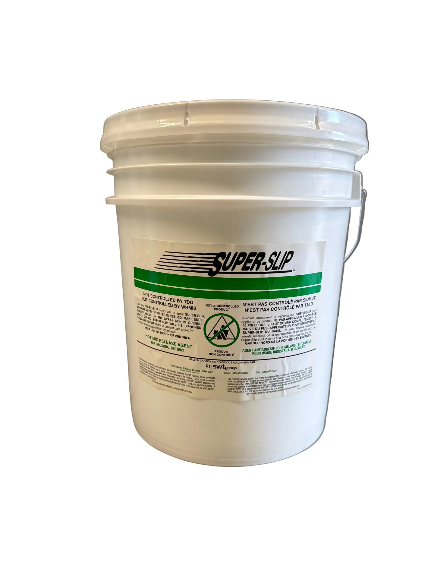 Superslip Mac Coatings Asphalt Hot Mix Release Agent in 5 Gal pail