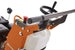 Road saw handle and controls