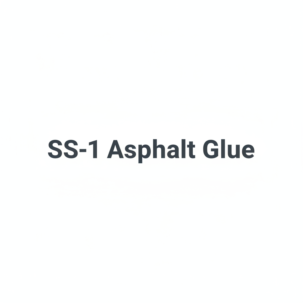 Text reading 'SS-1 Asphalt Glue' centered on a plain white background.