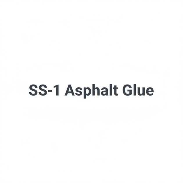 Text reading 'SS-1 Asphalt Glue' centered on a plain white background.